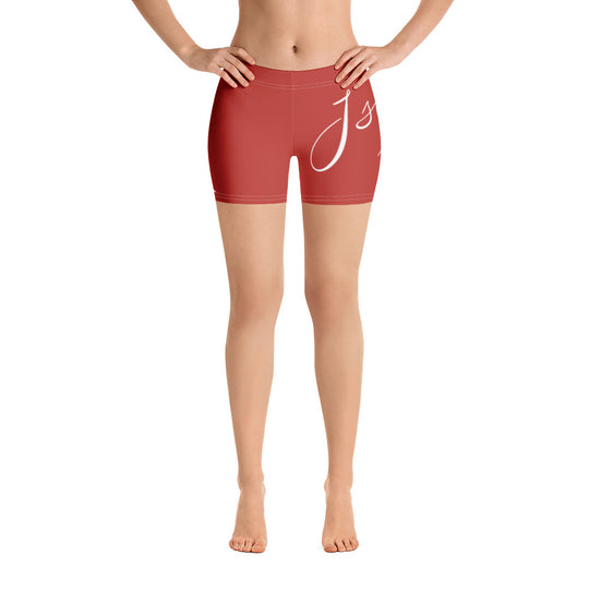 Island Girl Red Signature Shorts - Islandgirlclothing