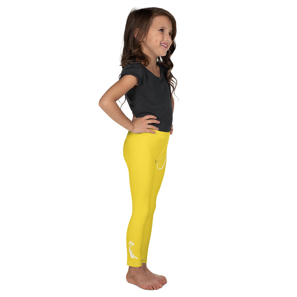 Island Girl Yellow Kid's Legging - Islandgirlclothing