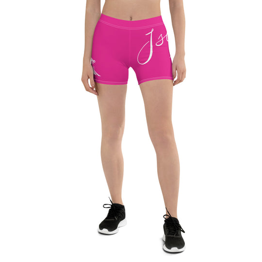 Island Girl Neon Pink Sport Shorts - Islandgirlclothing