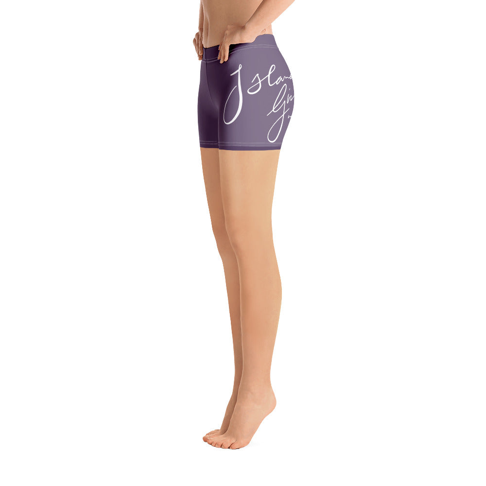 Island Girl Purple Signature Shorts - Islandgirlclothing