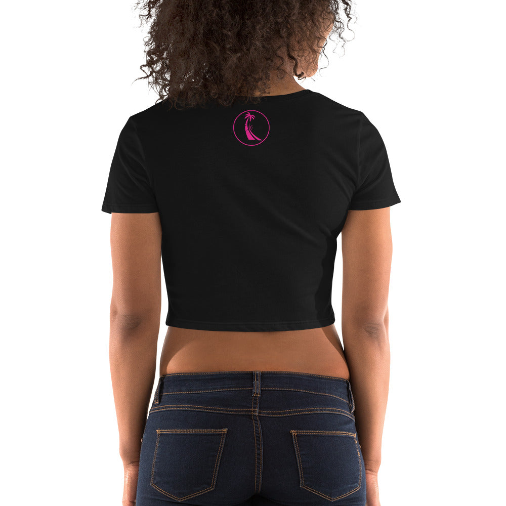 Island Girl Neon Pink Crop Tee - Islandgirlclothing