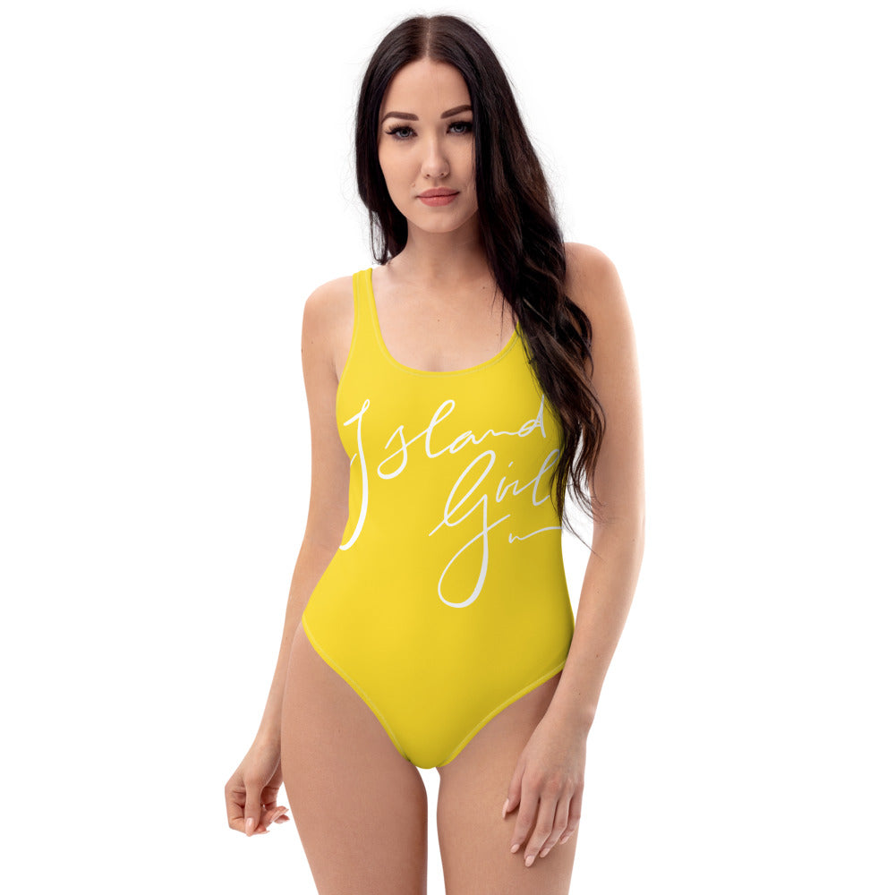 Island Girl Yellow Swimsuit - Islandgirlclothing