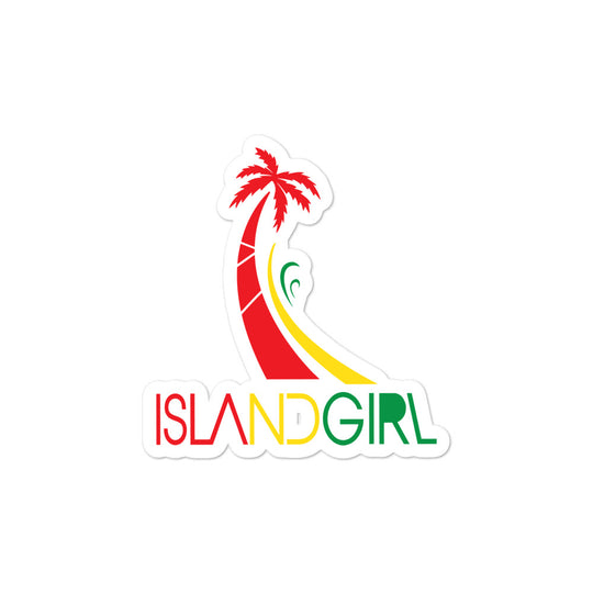 Original Island Girl Rasta sticker - Islandgirlclothing