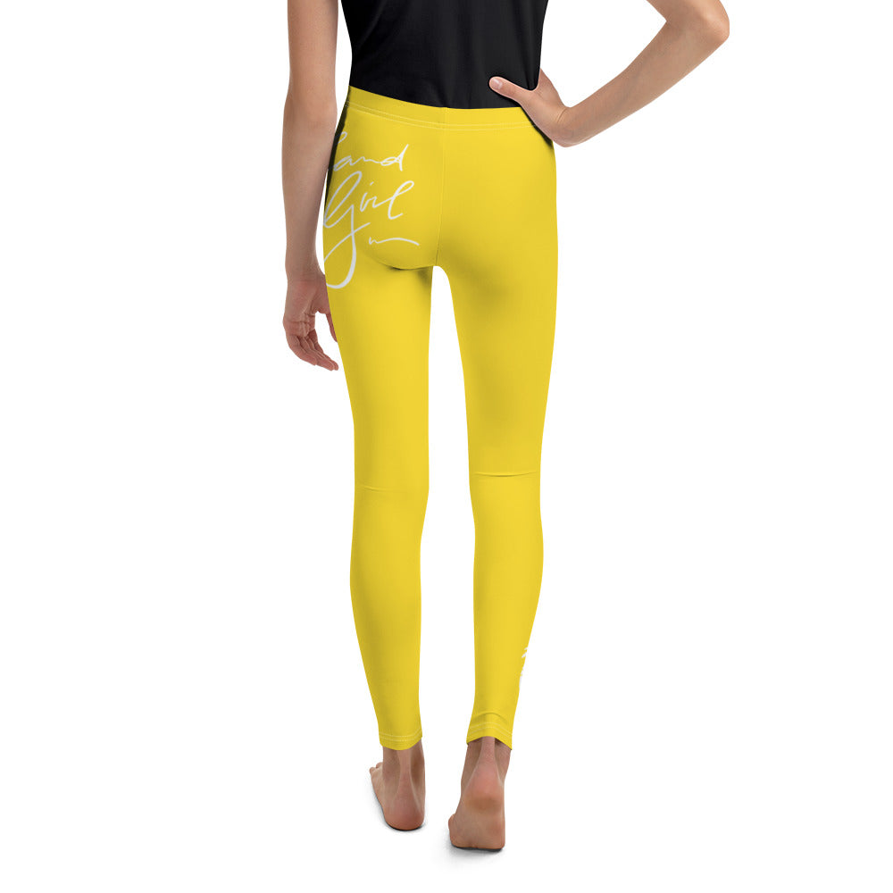 Island Girl Yellow Youth Leggings - Islandgirlclothing