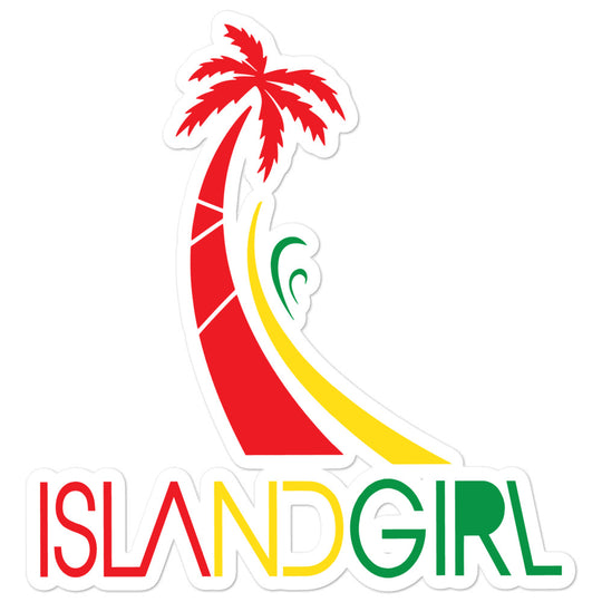 Original Island Girl Rasta sticker - Islandgirlclothing