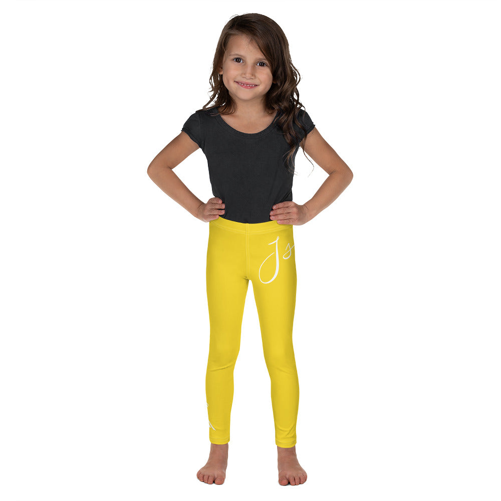 Island Girl Yellow Kid's Legging - Islandgirlclothing