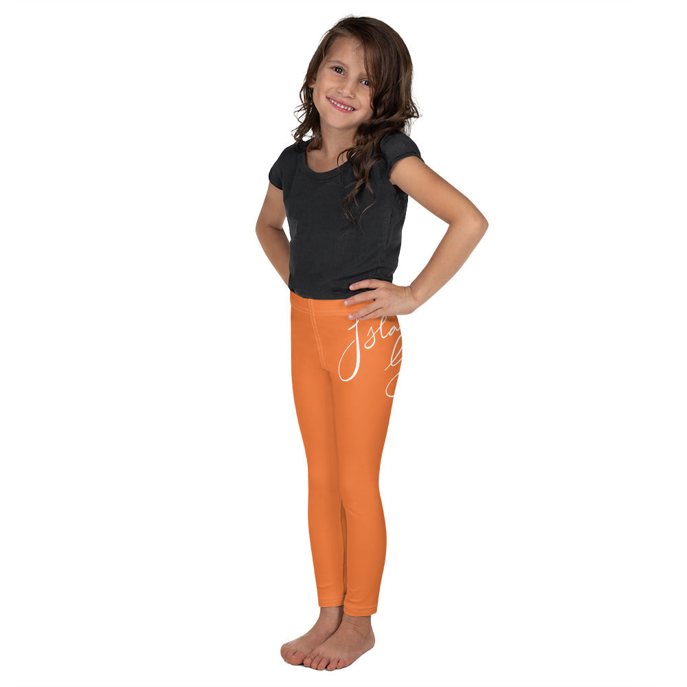 Island Girl Orange Kid's Legging - Islandgirlclothing