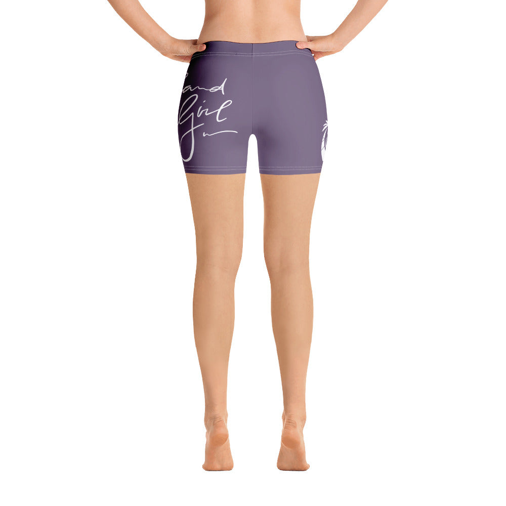 Island Girl Purple Signature Shorts - Islandgirlclothing