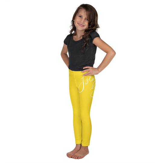 Island Girl Yellow Kid's Legging - Islandgirlclothing