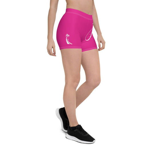 Island Girl Neon Pink Sport Shorts - Islandgirlclothing