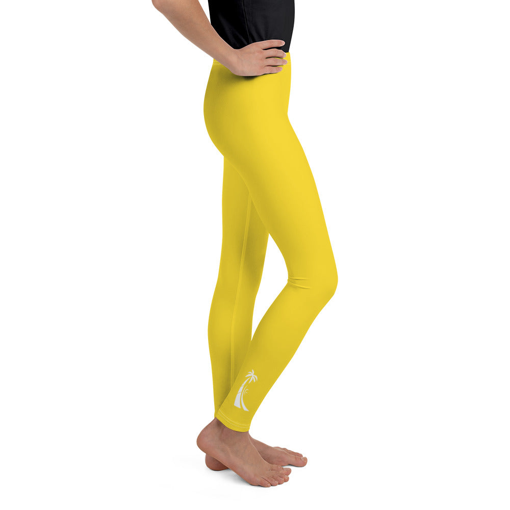 Island Girl Yellow Youth Leggings - Islandgirlclothing