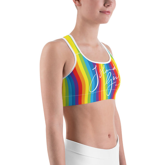 Island Girl Rainbow Sports bra - Islandgirlclothing