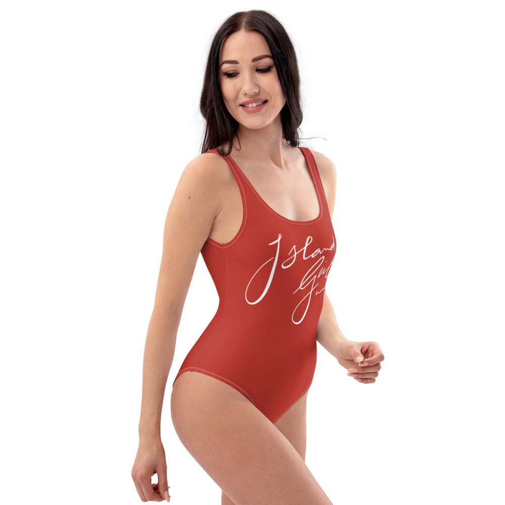 Island Girl Red Swimsuit - Islandgirlclothing