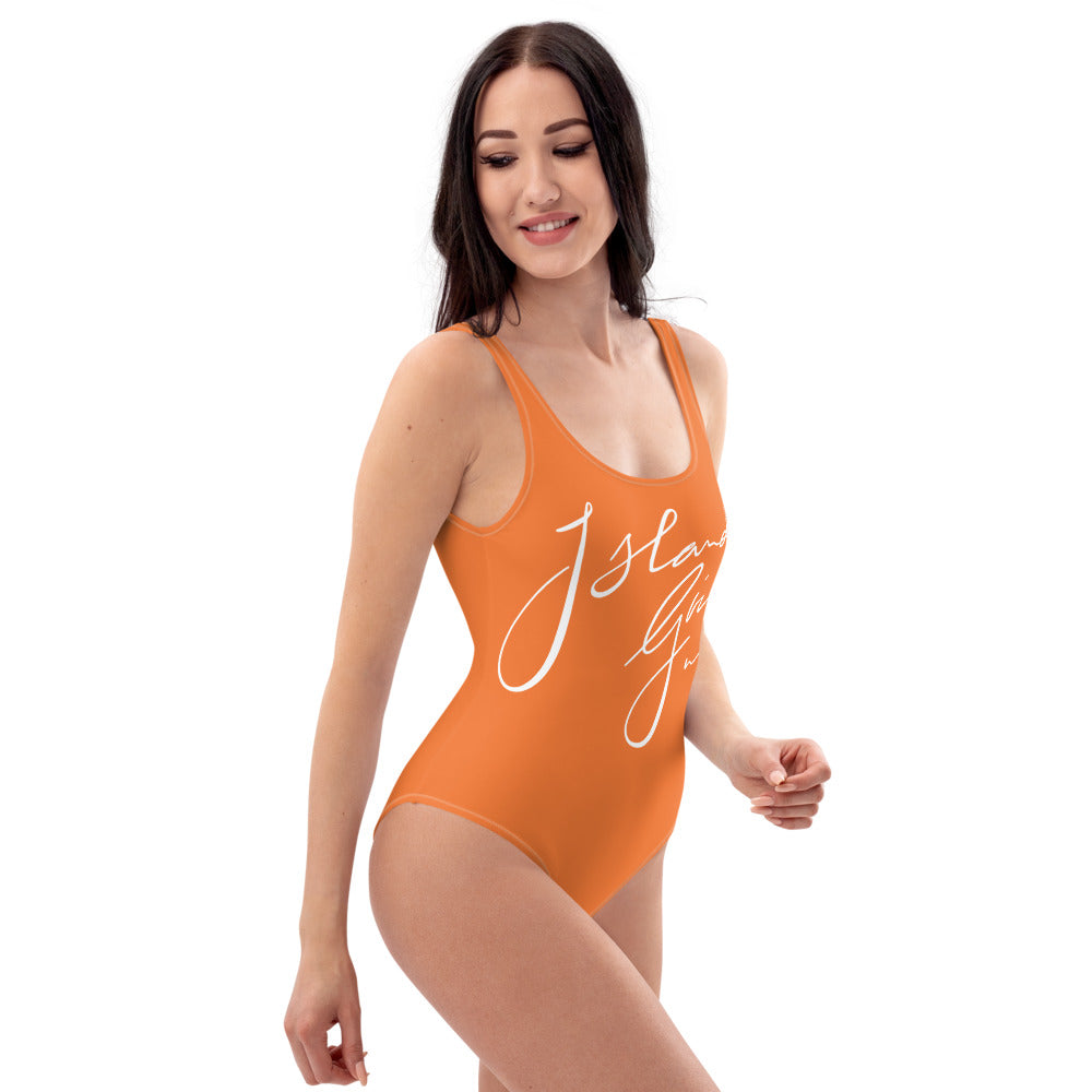 Island Girl Orange Swimsuit - Islandgirlclothing