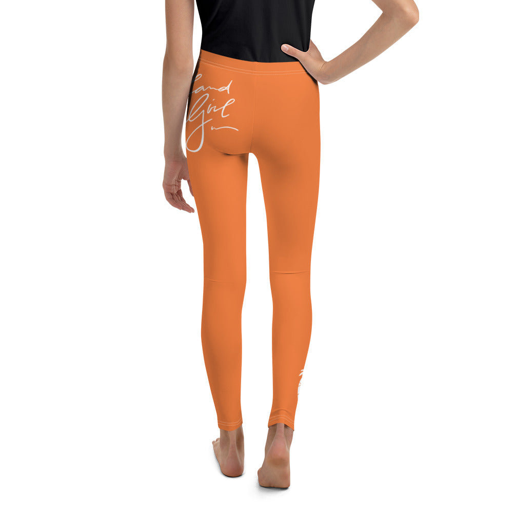 Island Girl Orange Youth Leggings - Islandgirlclothing