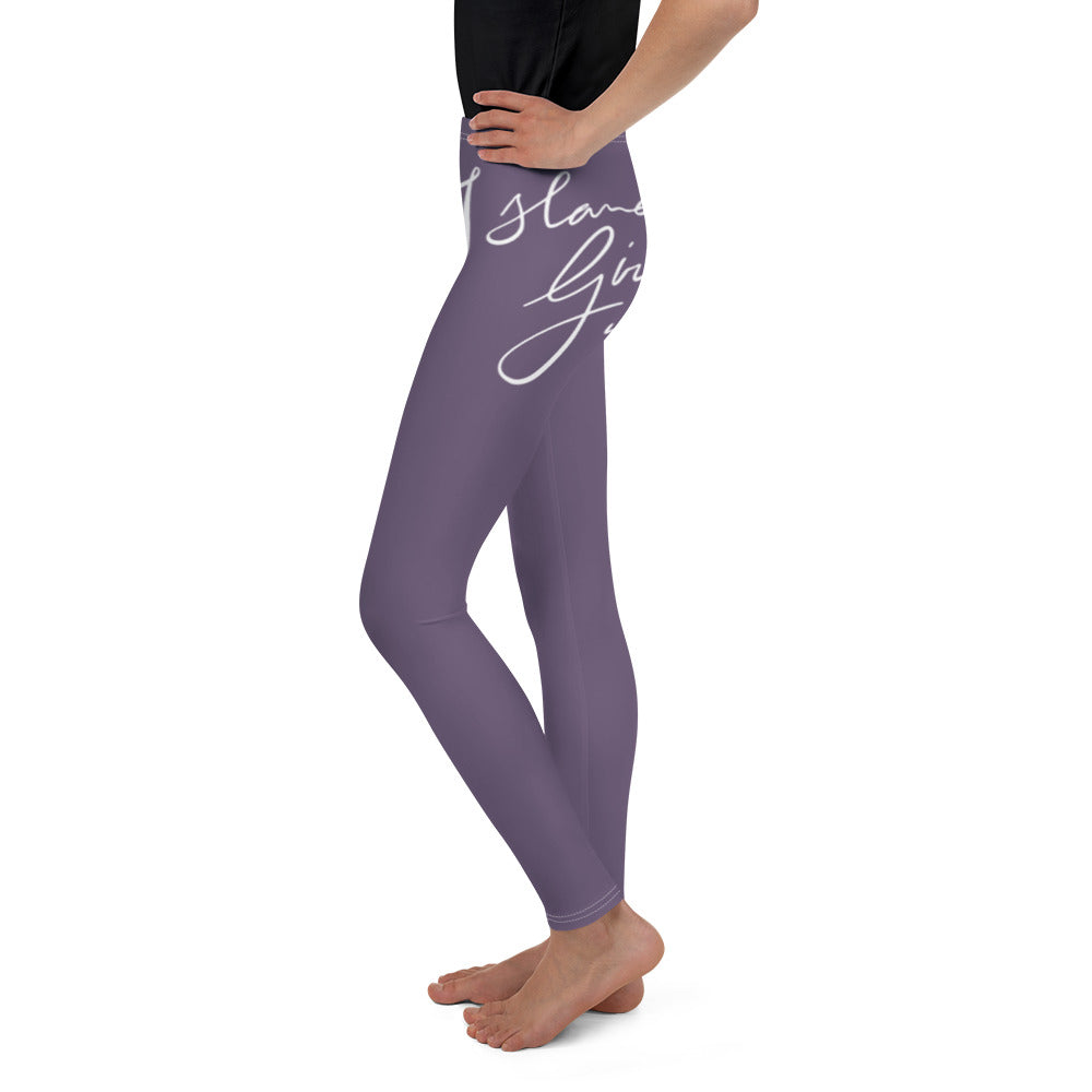 Island Girl Purple Youth Leggings - Islandgirlclothing