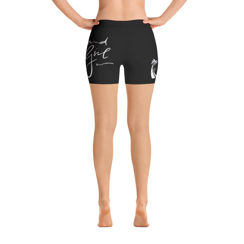 Island Girl Black Signature Shorts - Islandgirlclothing