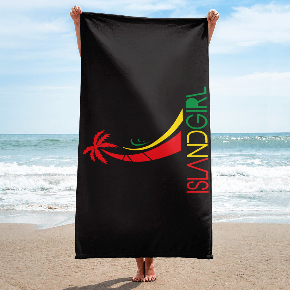 Limited Edition Island Girl Rasta Towel - Islandgirlclothing